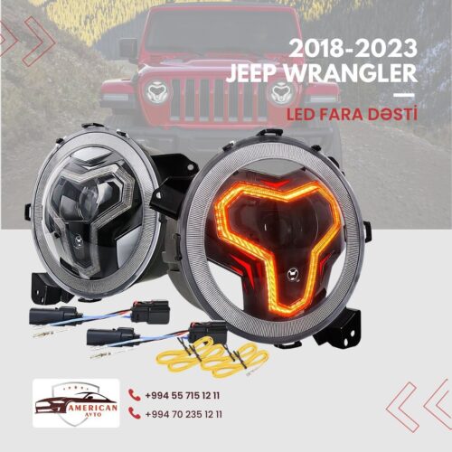 2018-2023  Jeep Wrangler Led Fara Dəsti