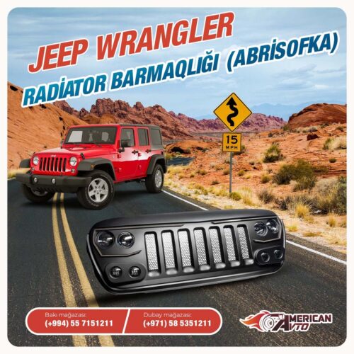 Jeep Wrangler Radiator barmaqlığı Abrisofka