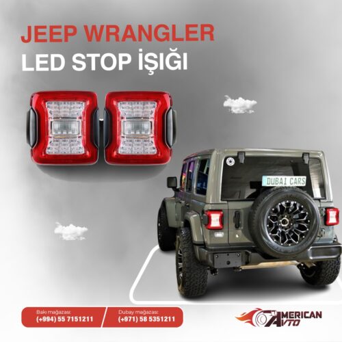 Jeep Wrangler led stop isigi