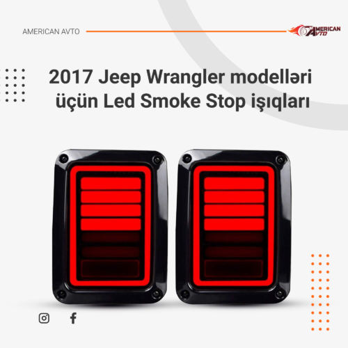 Jeep Wrangler led smoke stop isiglari