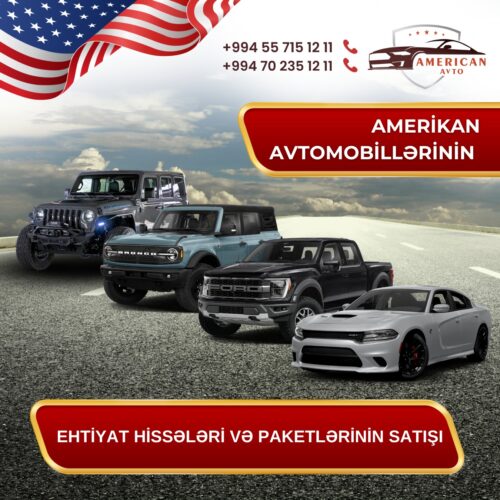 Amerikan avtomobillerinin ehtiyat hissələrinin satışı