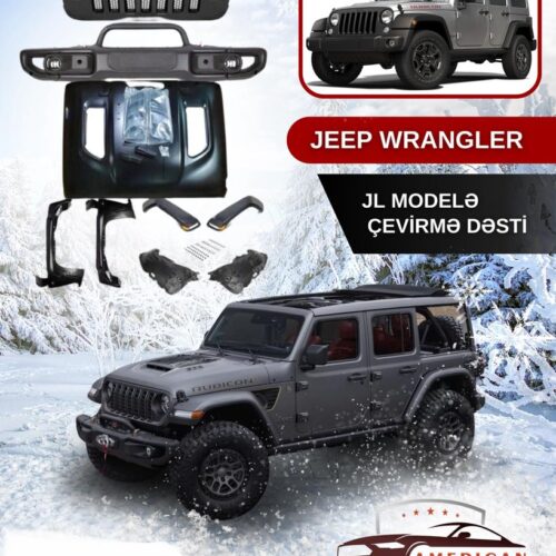 2007-17 Jeep Wrangler JL modelini 2018-22 modele cevirme desti