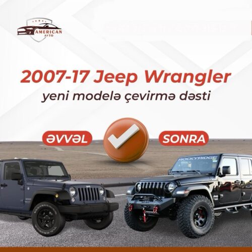 2007-2017 Jeep Wrangler yeni modele cevirme desti