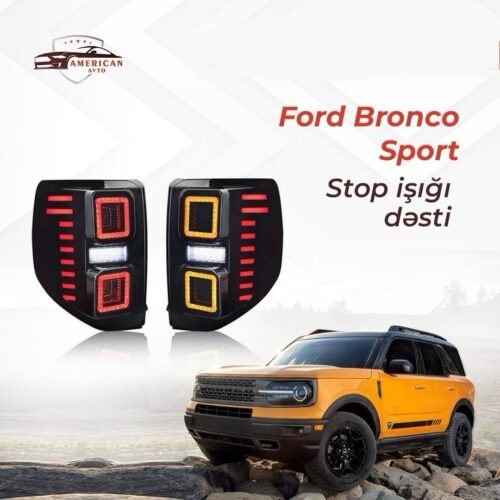 Ford Bronco sport stop isigi desti