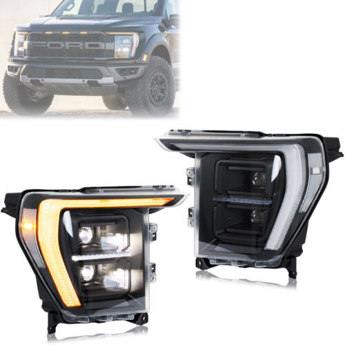 Ford F150 Raptor sari led donme isigli Fara Dest